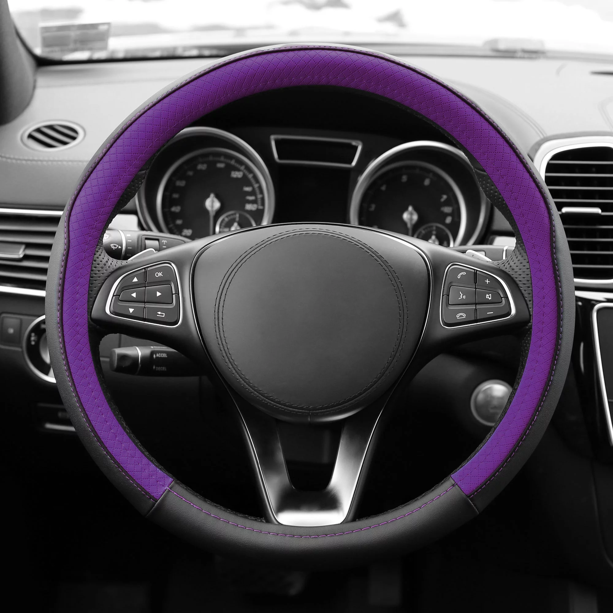 Detail Lilac Steering Wheel Cover Nomer 16