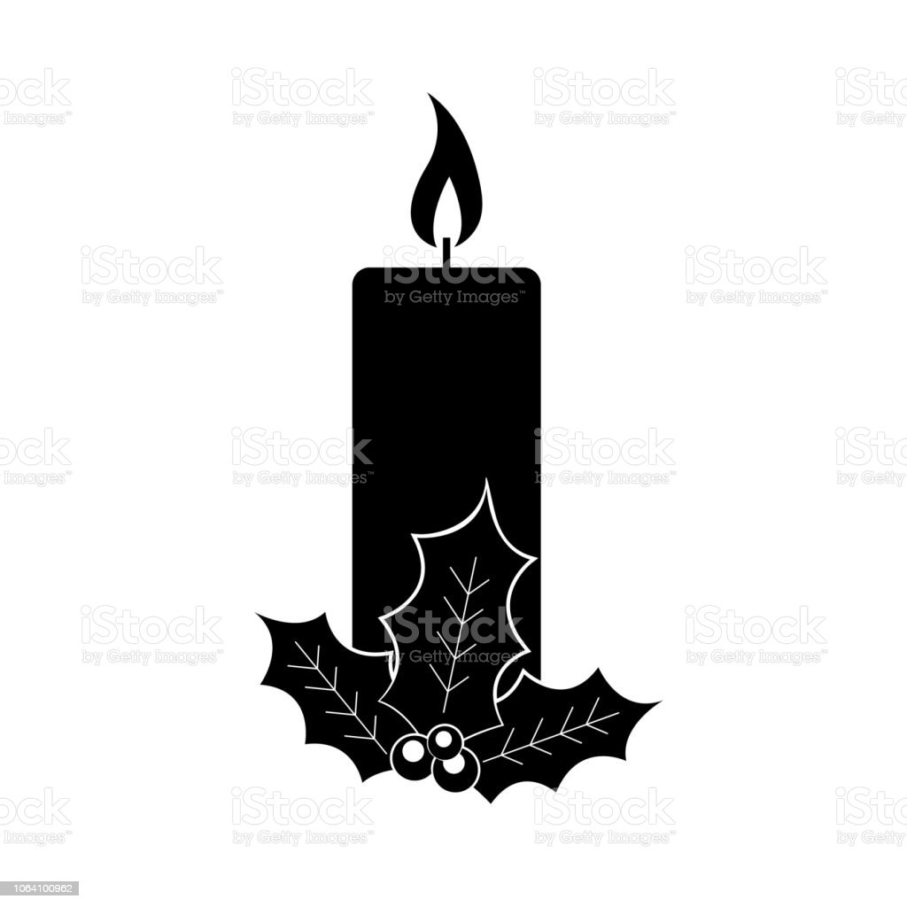 Lilin Natal Hitam Putih - KibrisPDR