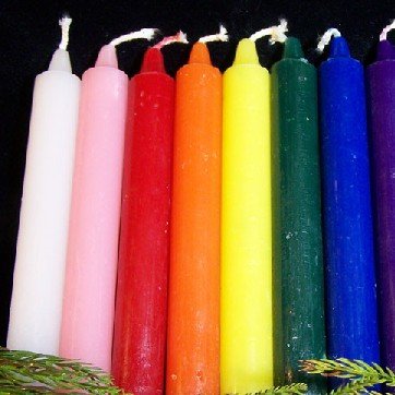 Detail Lilin Warna Warni Nomer 4