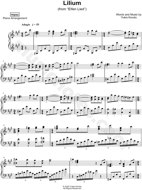 Detail Lilium Violin Sheet Music Nomer 13