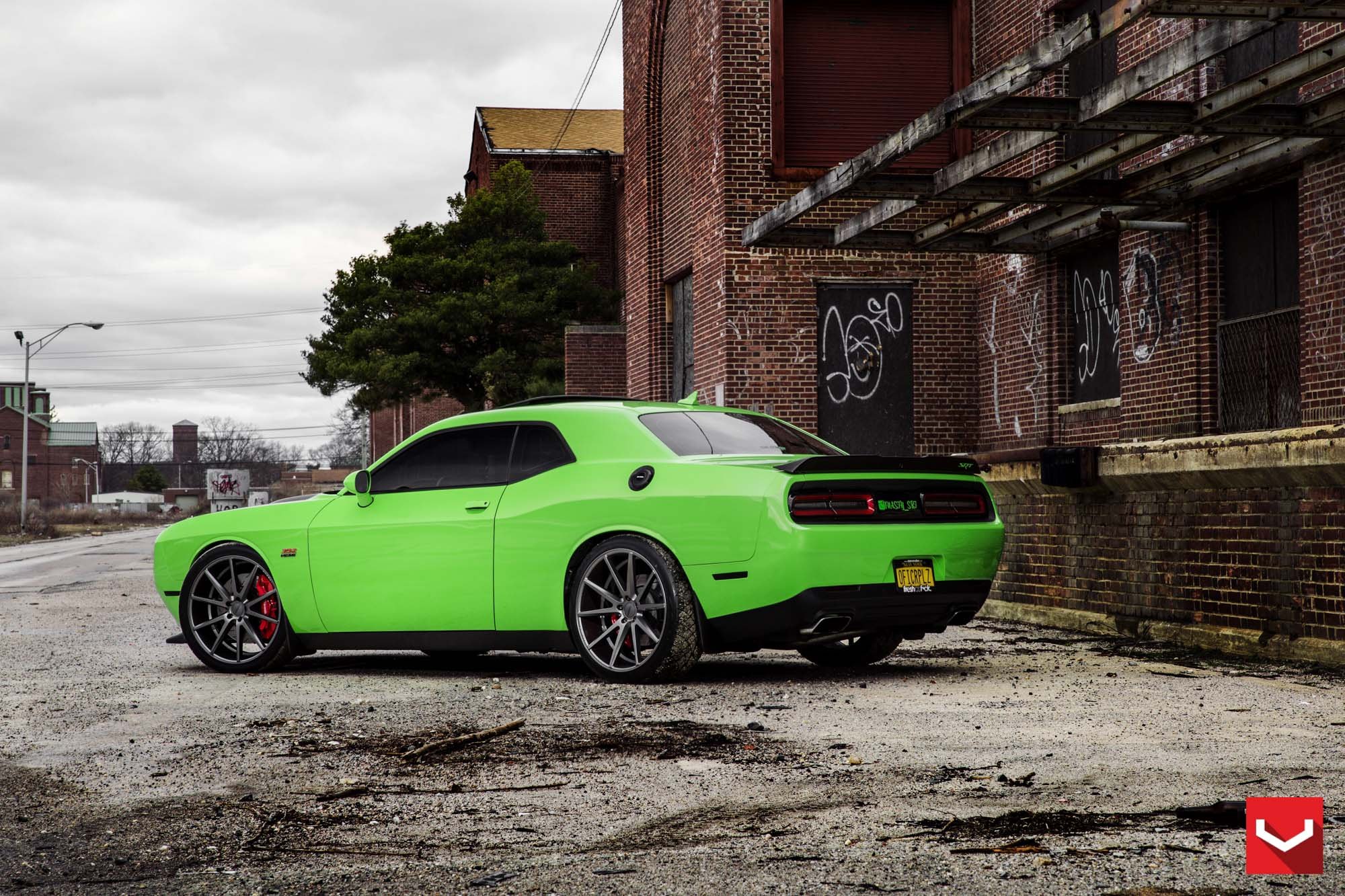 Detail Lime Green Dodge Demon Nomer 32