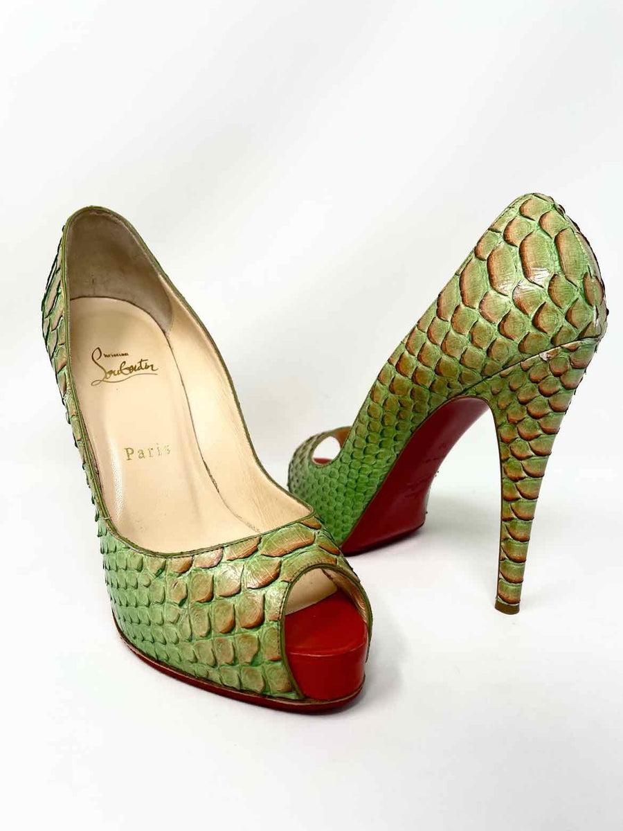 Detail Lime Green Louboutin Nomer 22