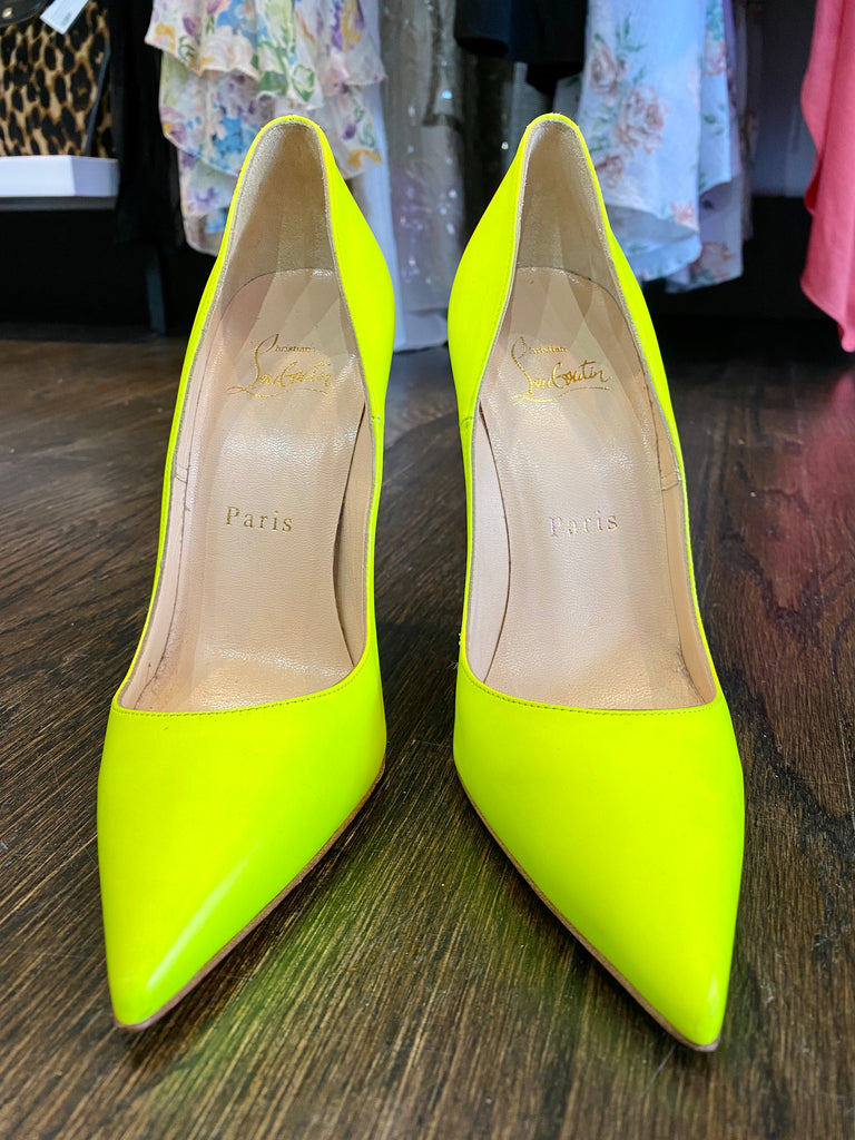 Detail Lime Green Louboutin Nomer 51