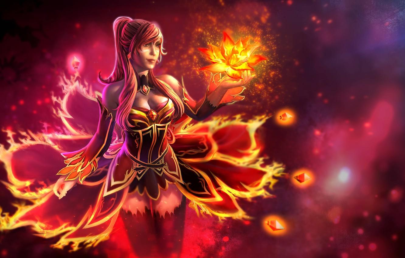 Lina Dota 2 Wallpaper - KibrisPDR