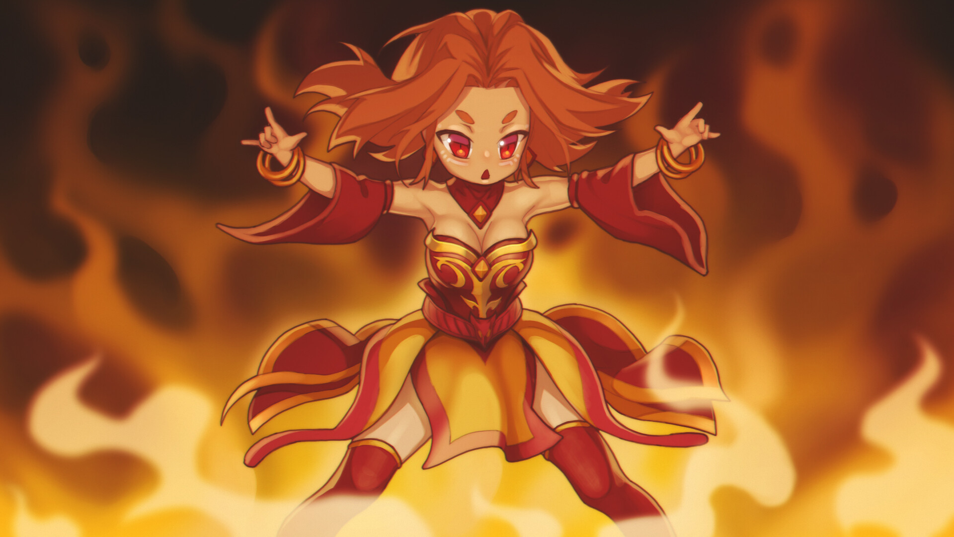 Detail Lina Dota 2 Wallpaper Nomer 28