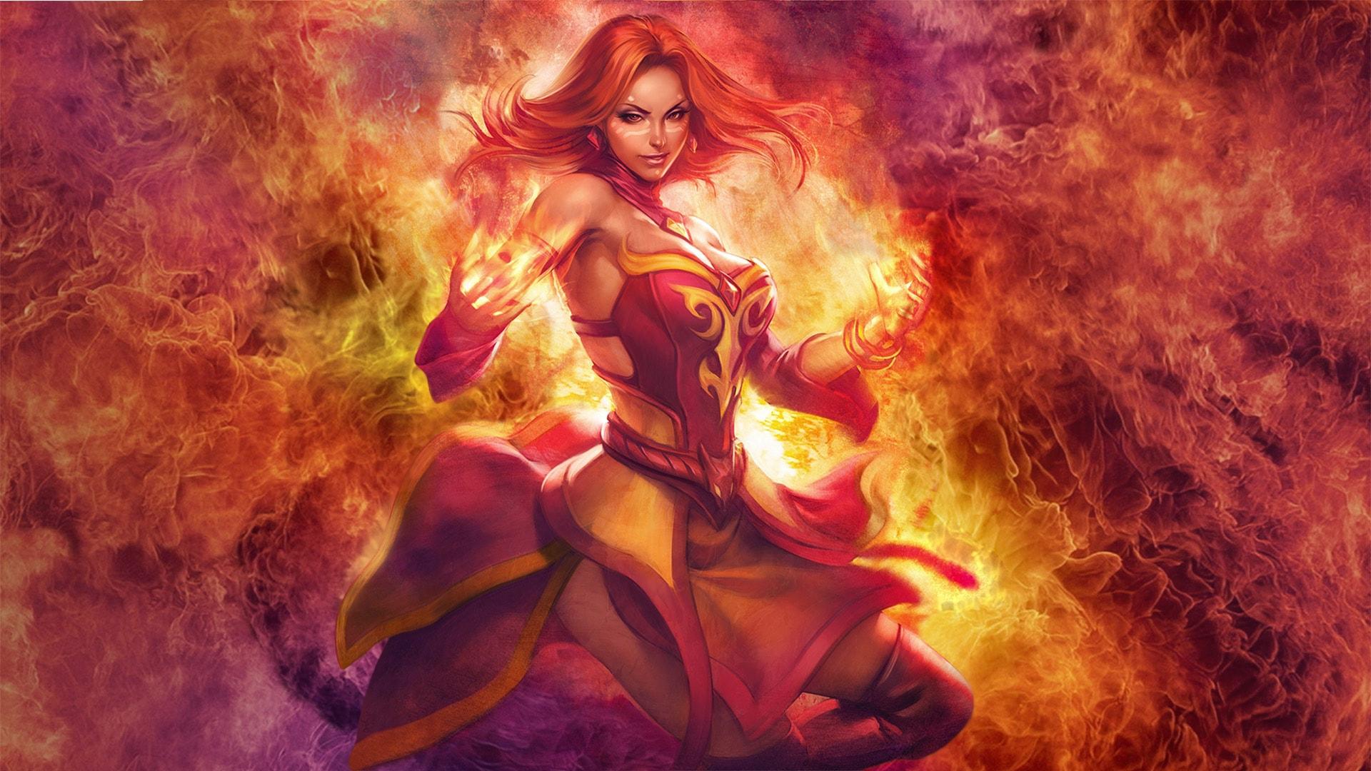 Detail Lina Dota 2 Wallpaper Nomer 4