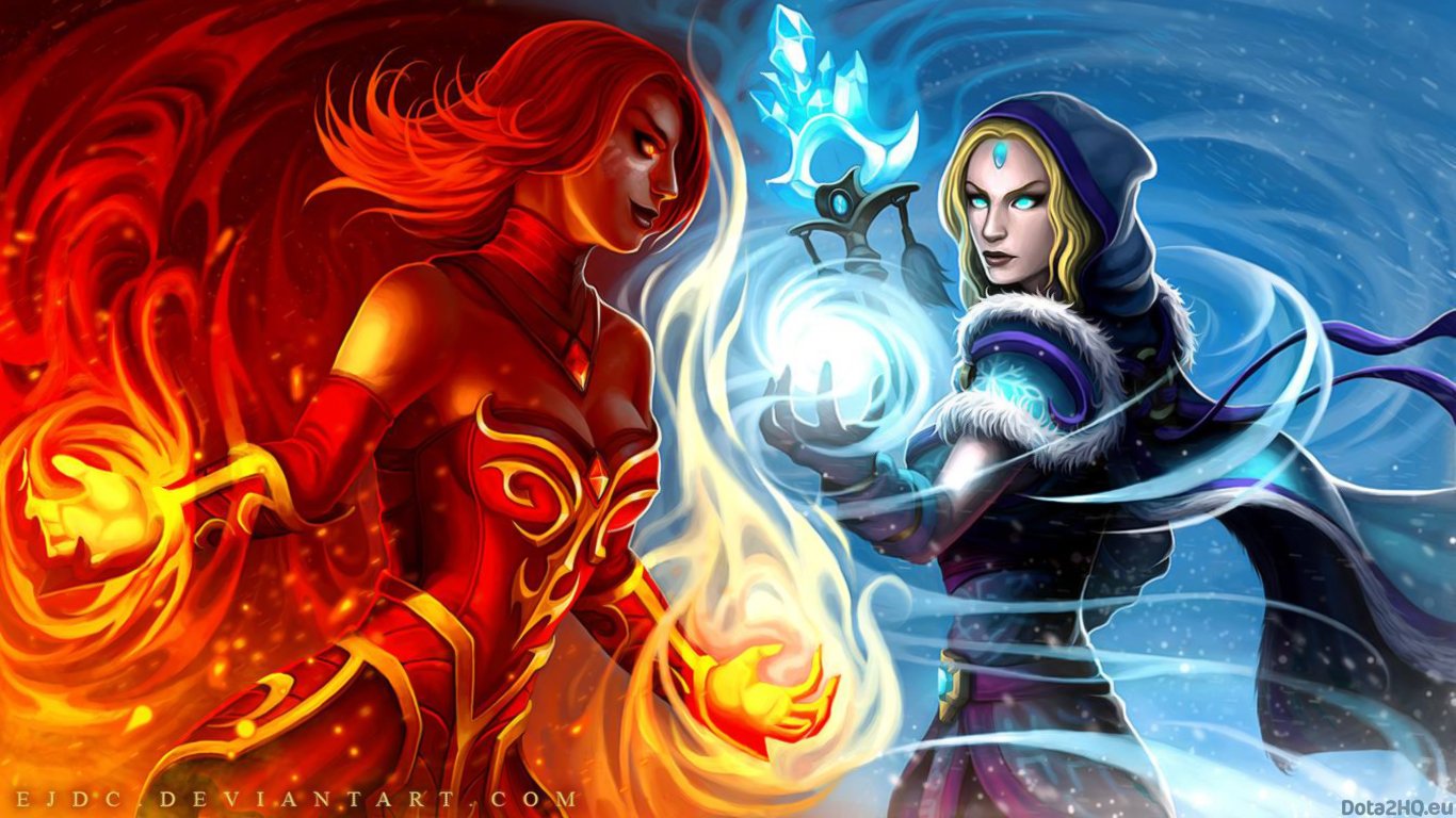 Detail Lina Dota 2 Wallpaper Nomer 43