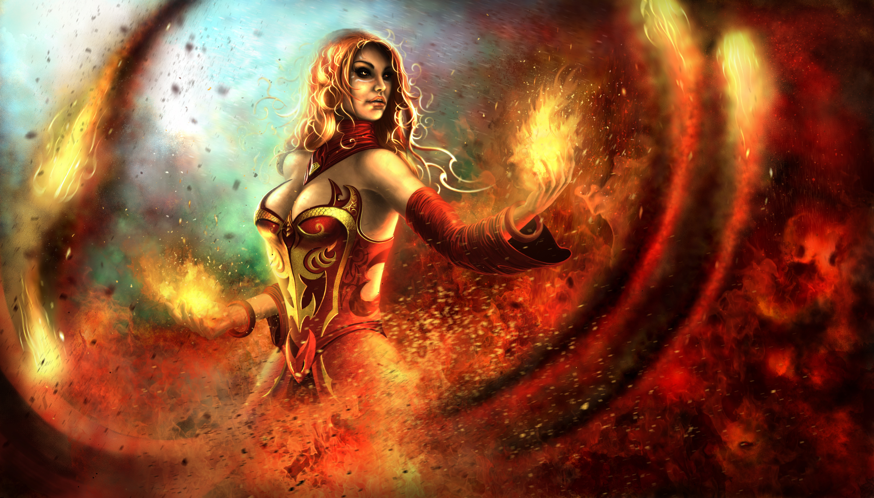 Detail Lina Dota 2 Wallpaper Nomer 48