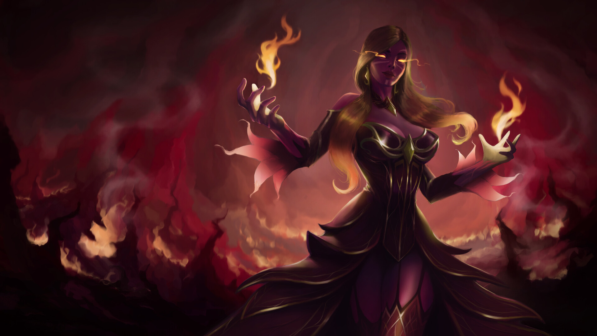 Detail Lina Dota 2 Wallpaper Nomer 49