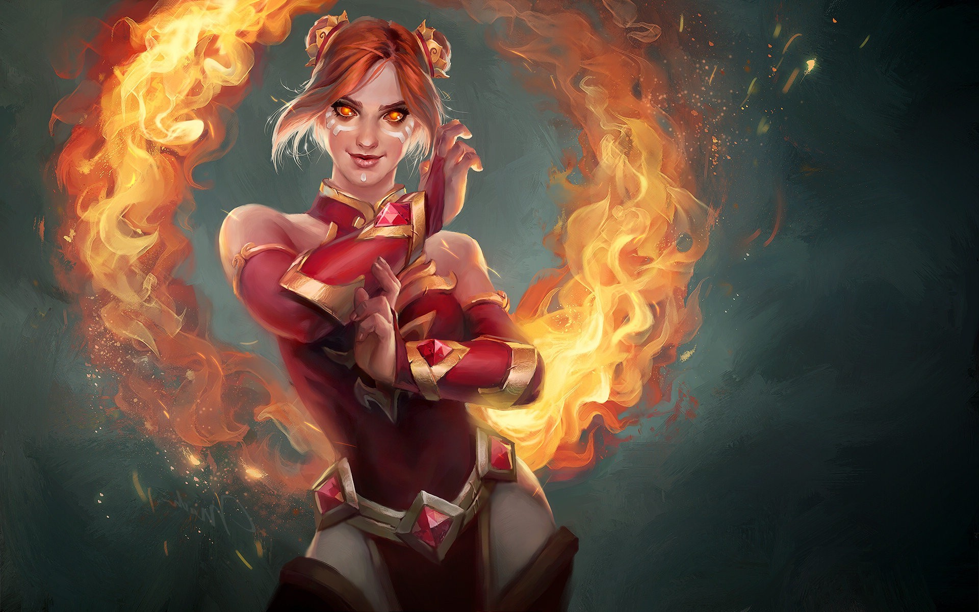 Detail Lina Dota 2 Wallpaper Nomer 53