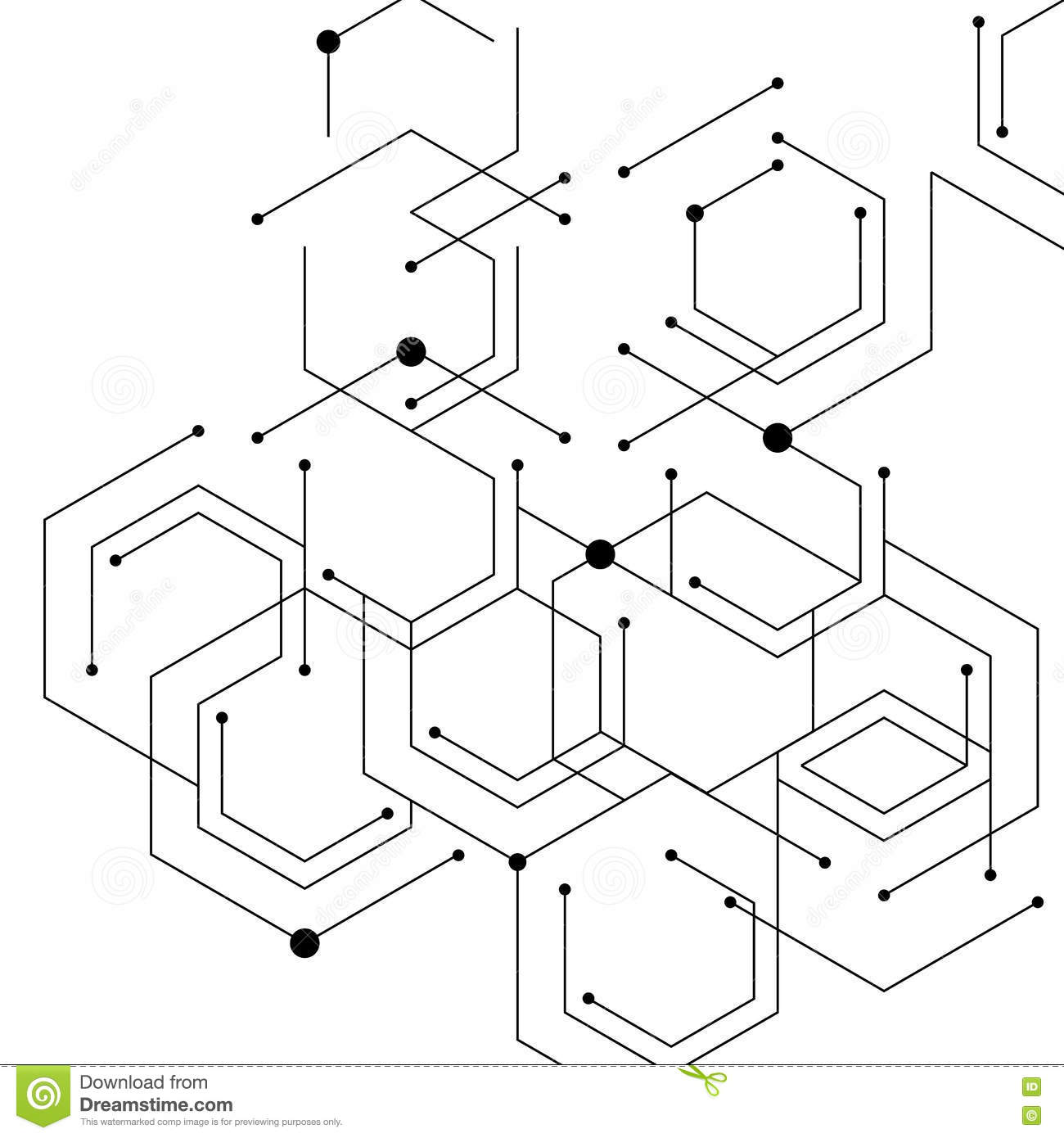 Detail Line Abstract Vector Nomer 49