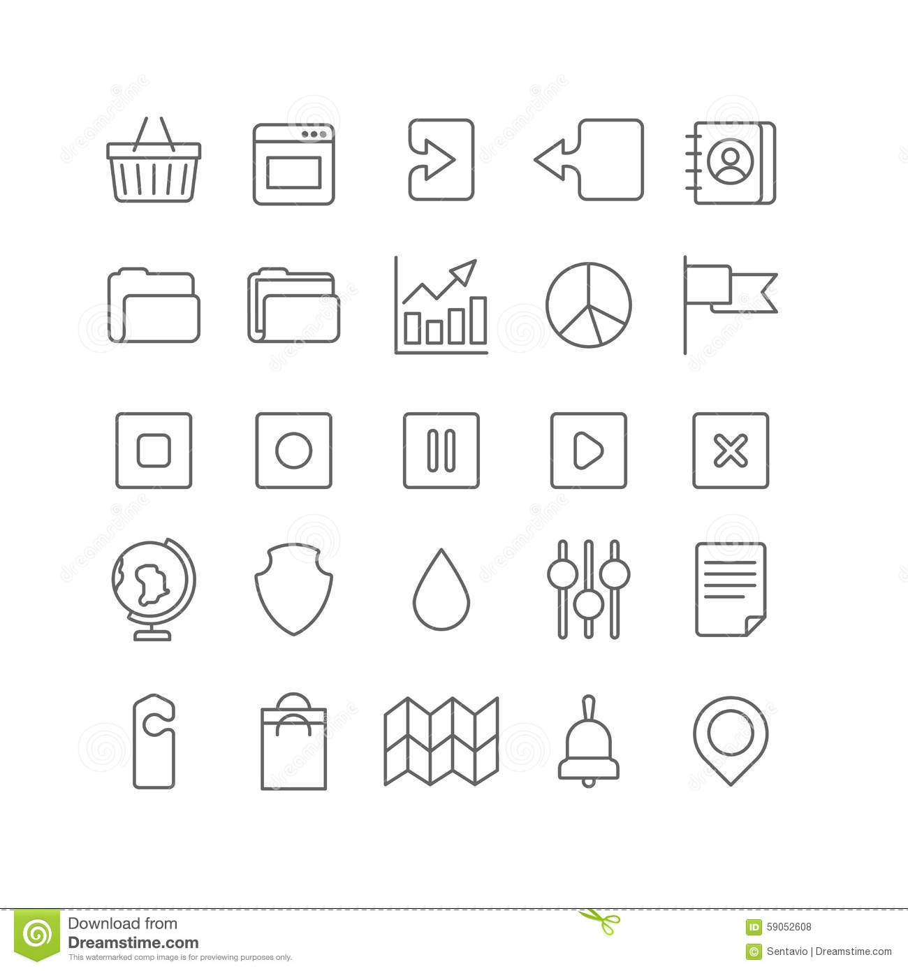 Detail Line App Icon Vector Nomer 16