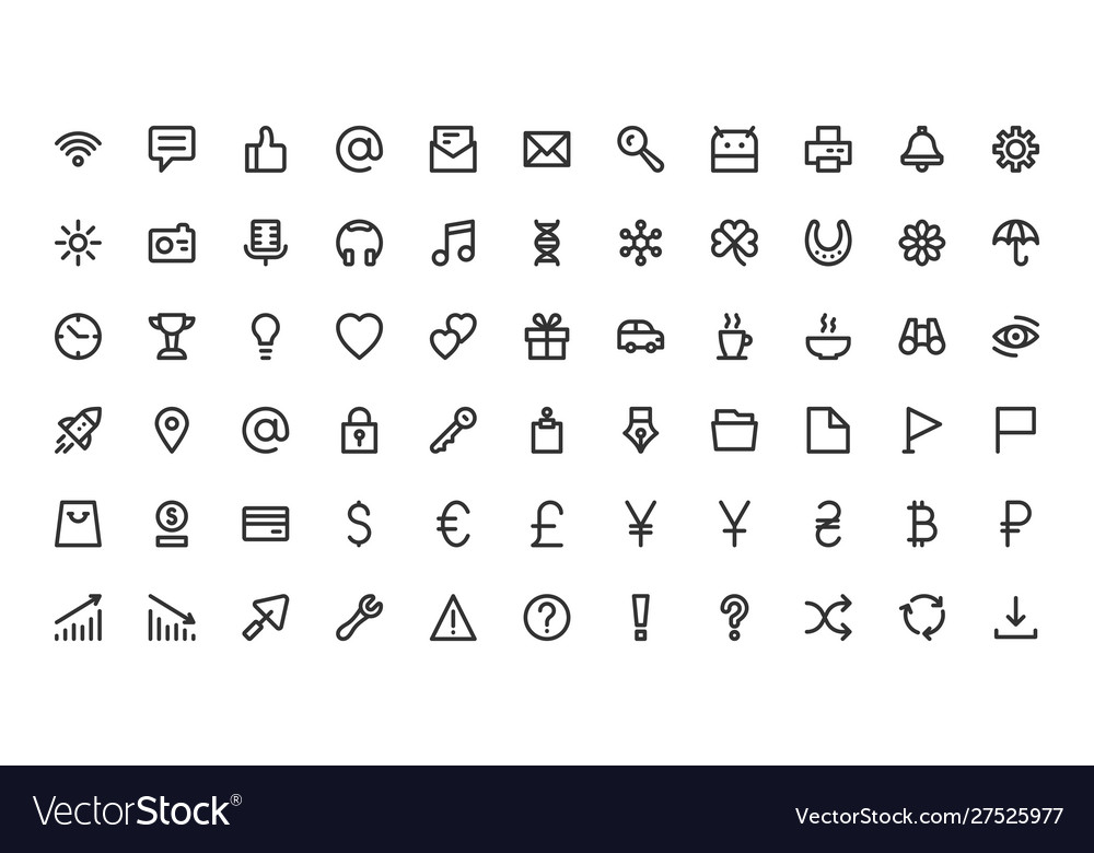 Detail Line App Icon Vector Nomer 10