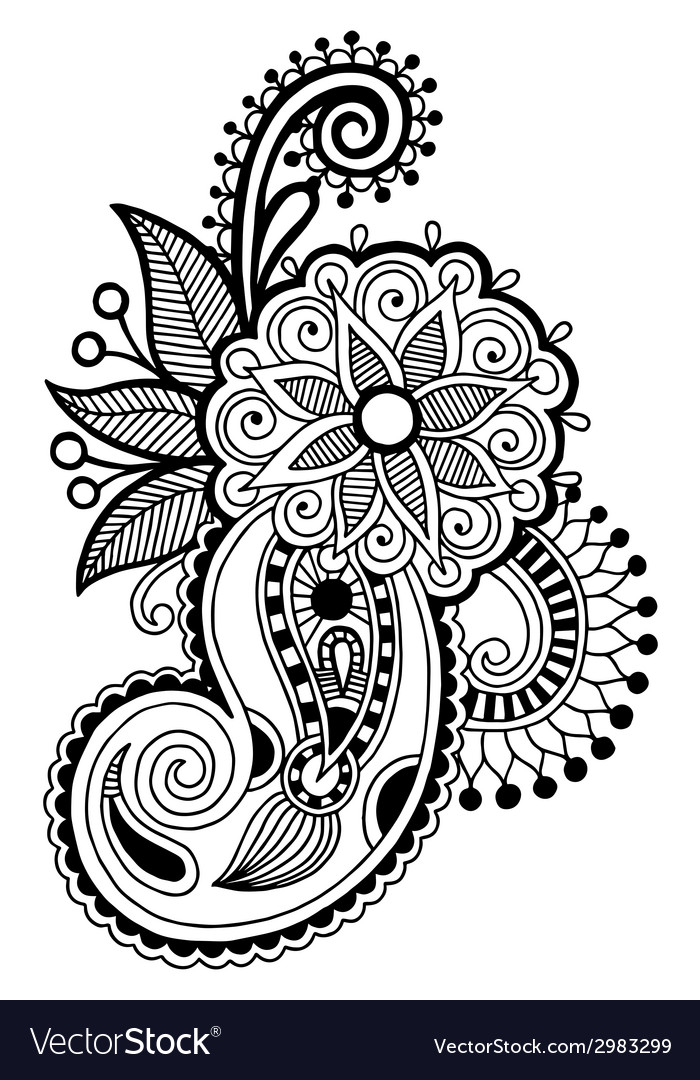 Detail Line Art Design Vector Nomer 11