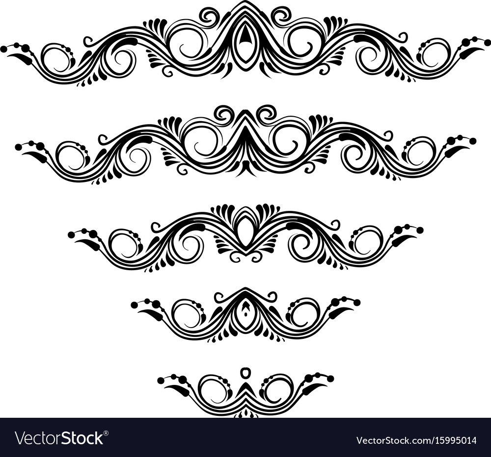 Detail Line Art Design Vector Nomer 6