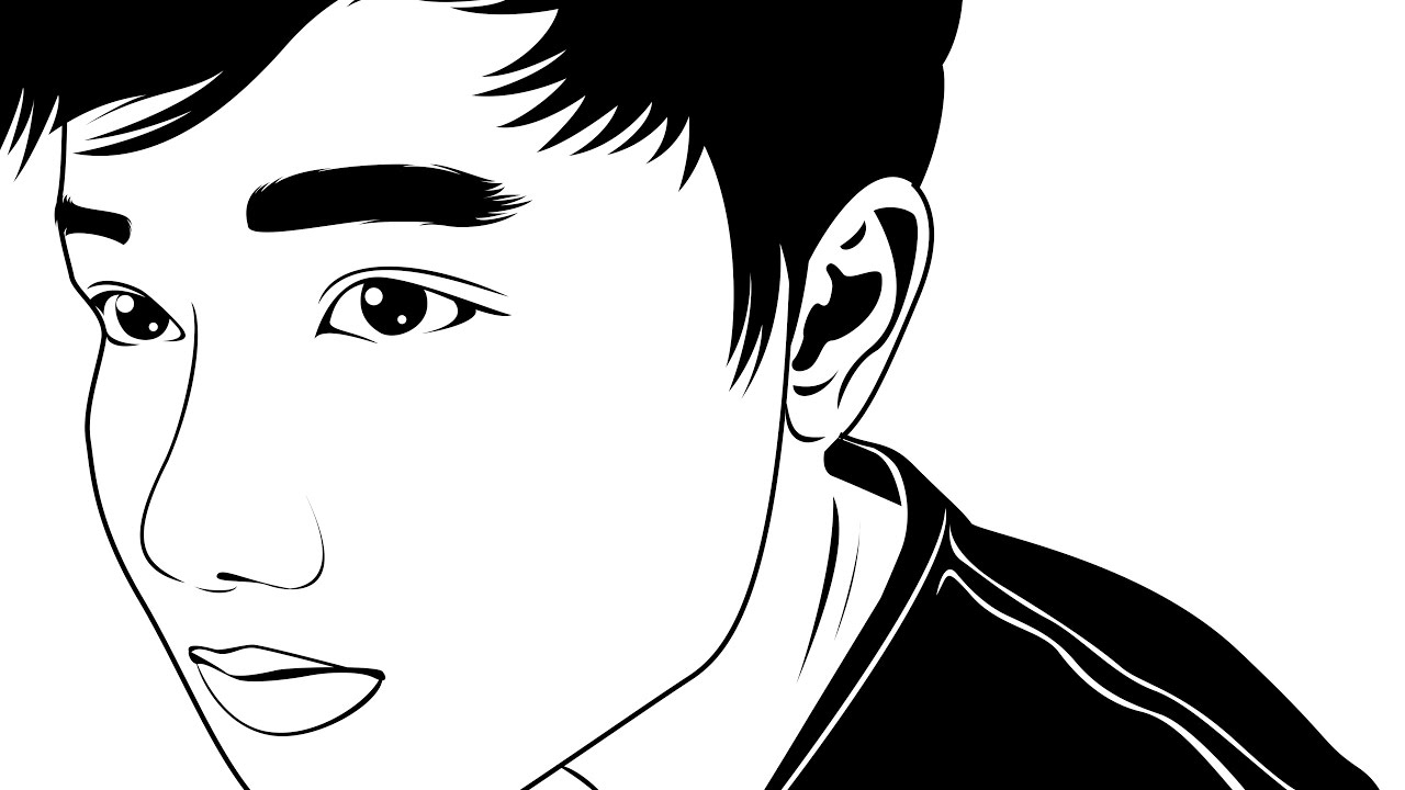 Detail Line Art Foto Nomer 16