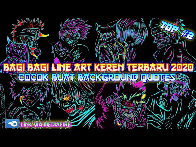 Detail Line Art Keren Nomer 24