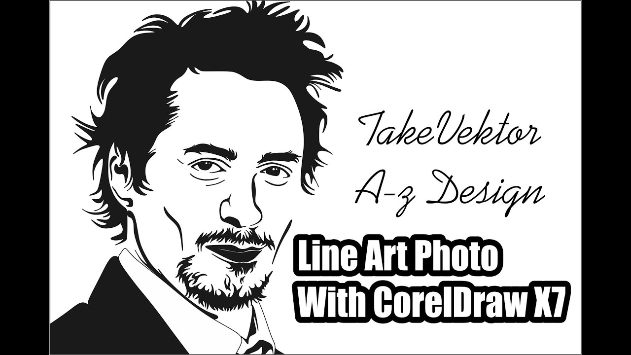 Detail Line Art Wajah Nomer 46