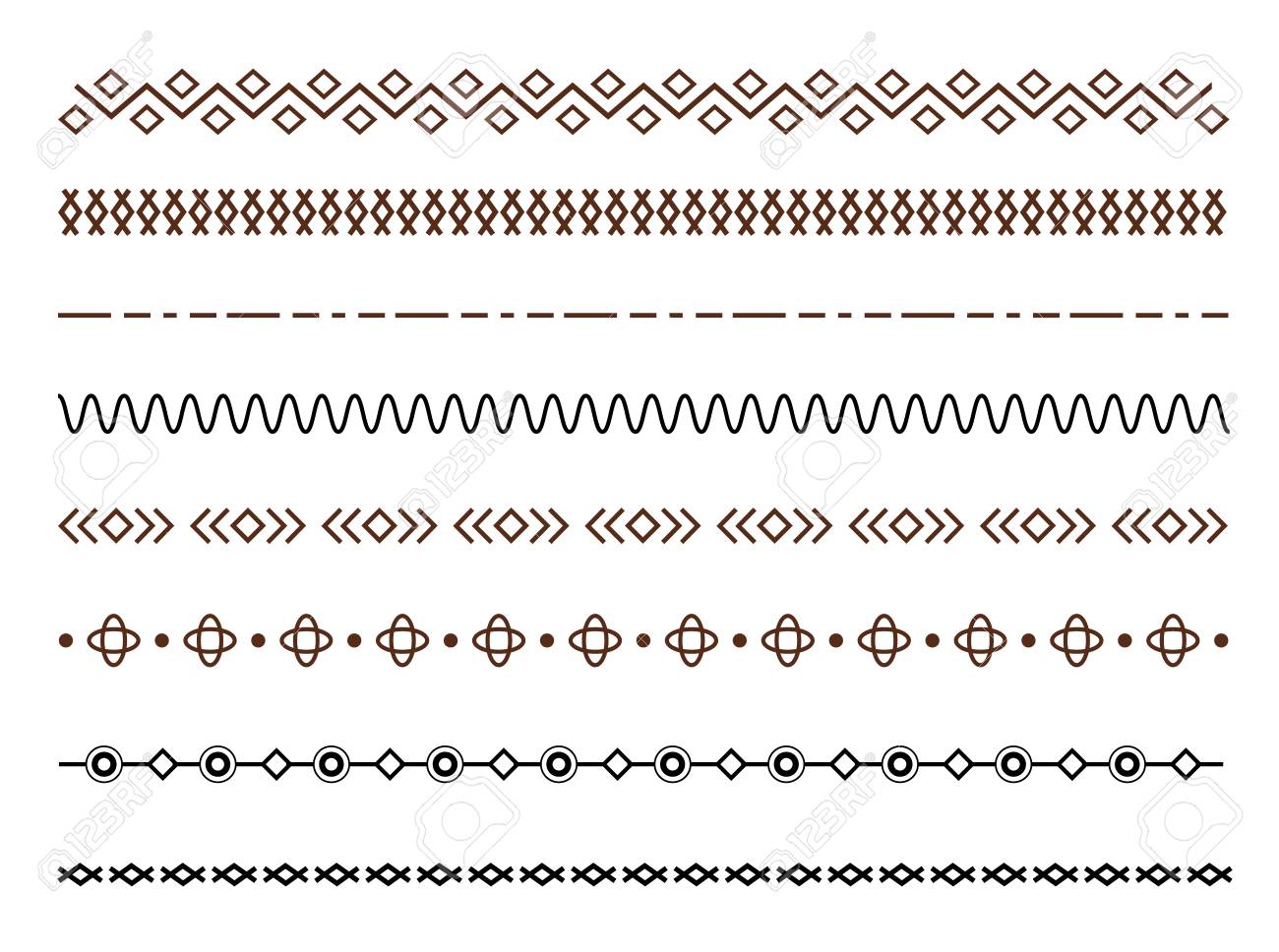 Detail Line Border Nomer 23