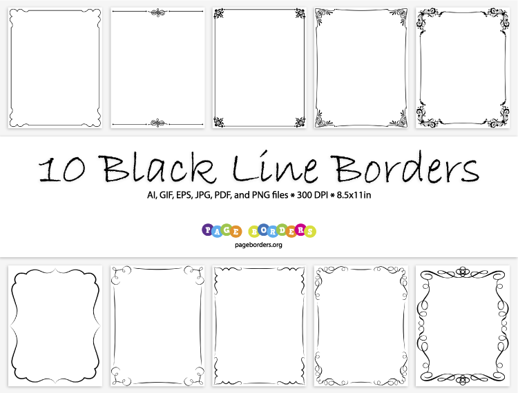 Detail Line Borders Nomer 42