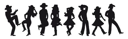 Detail Line Dancing Clipart Nomer 6