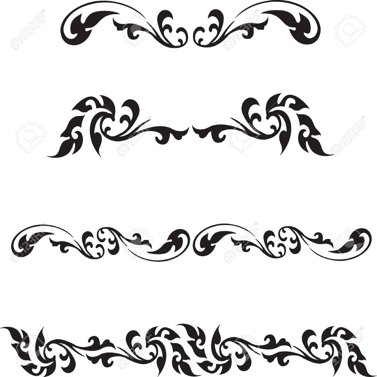 Detail Line Design Vector Nomer 21