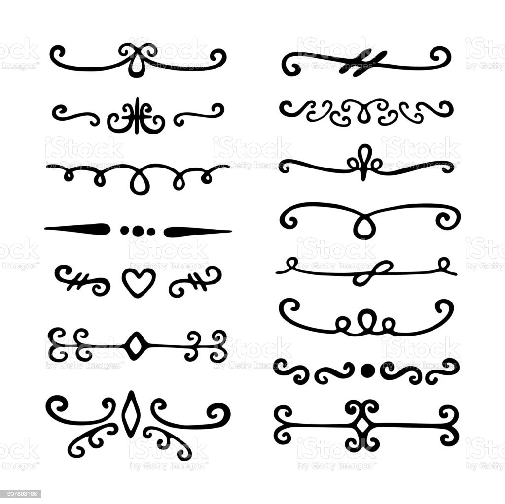 Detail Line Design Vector Nomer 24