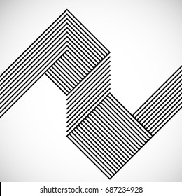 Detail Line Design Vector Nomer 42