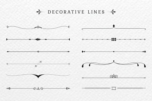 Detail Line Design Vector Nomer 8