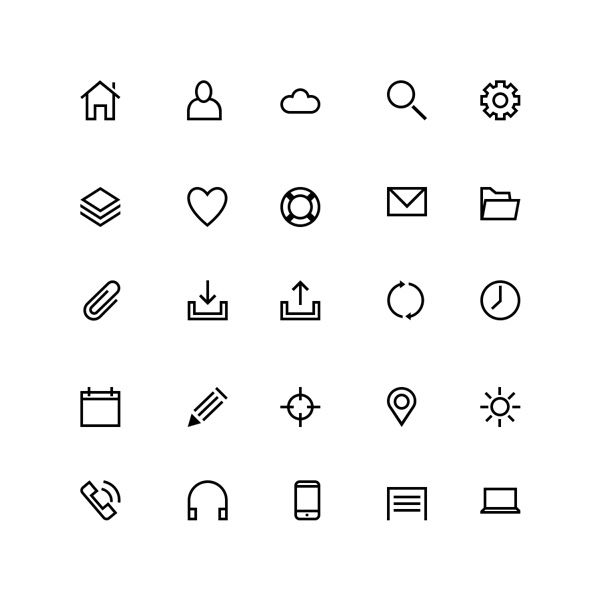 Detail Line Icons Png Nomer 3