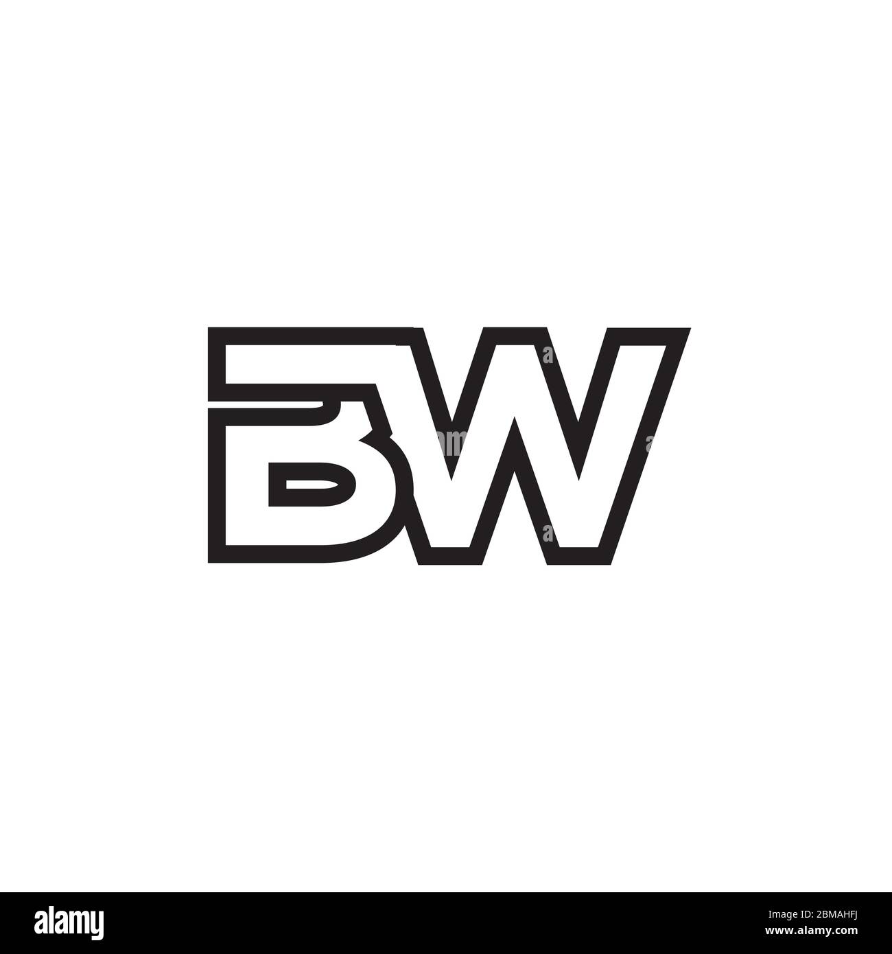 Detail Line Logo Bw Nomer 11