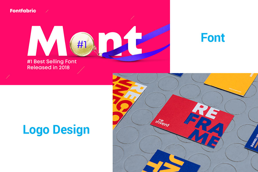 Detail Line Logo Font Nomer 25