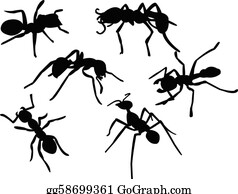 Detail Line Of Ants Clipart Nomer 37