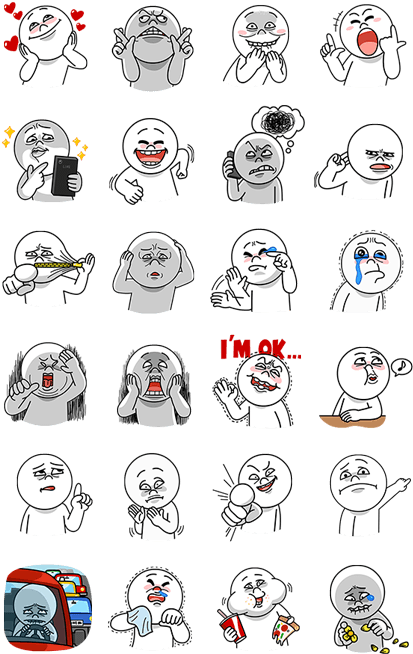 Detail Line Sticker Moon Png Nomer 55