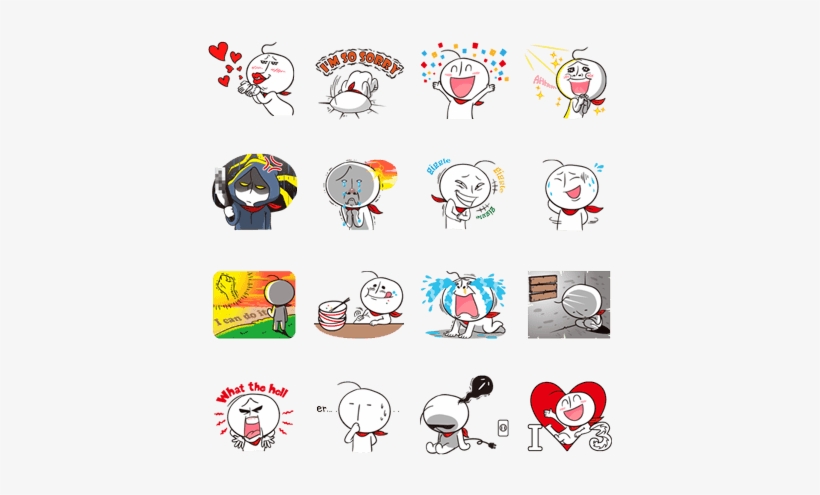 Detail Line Sticker Png Pack Nomer 2