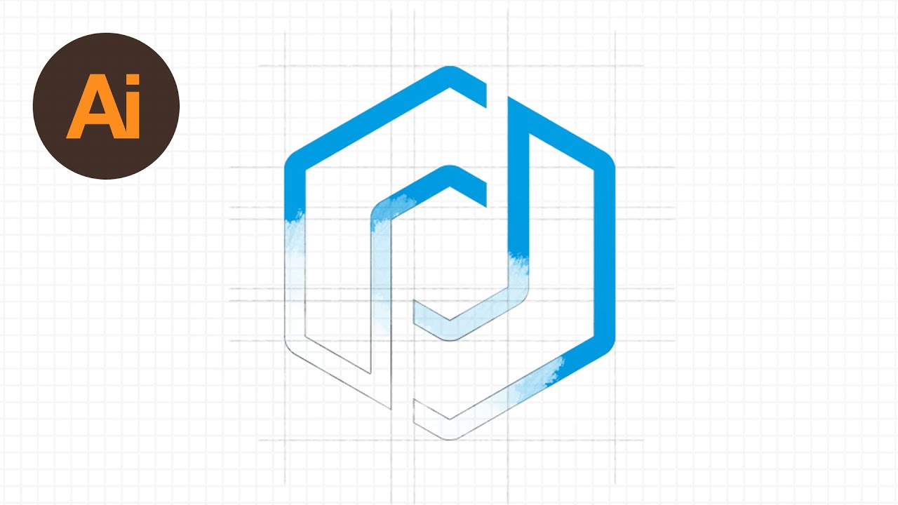 Detail Line Vector Logo Nomer 45