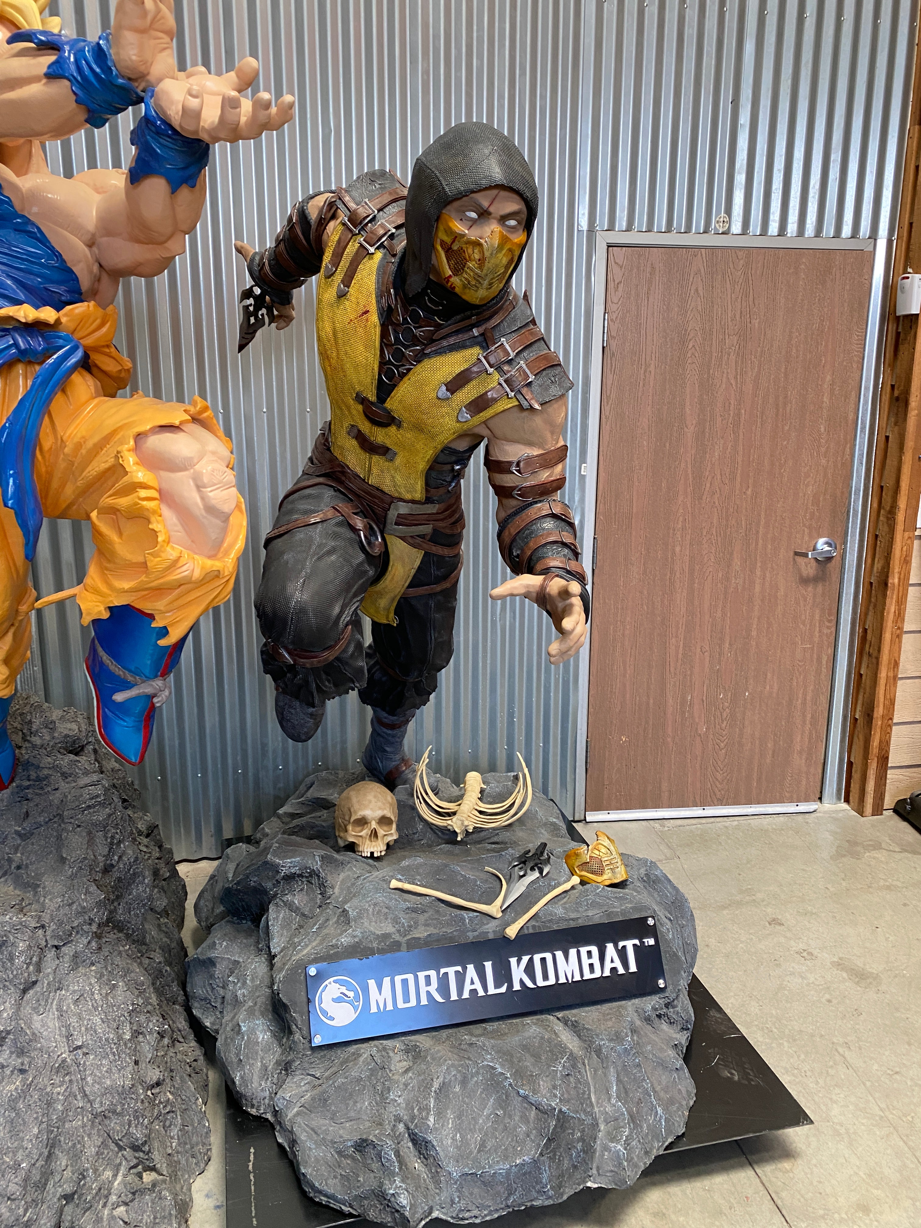 Detail Mortal Kombat X Scorpion Statue Nomer 3