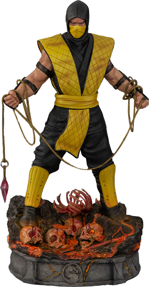 Detail Mortal Kombat X Scorpion Statue Nomer 26