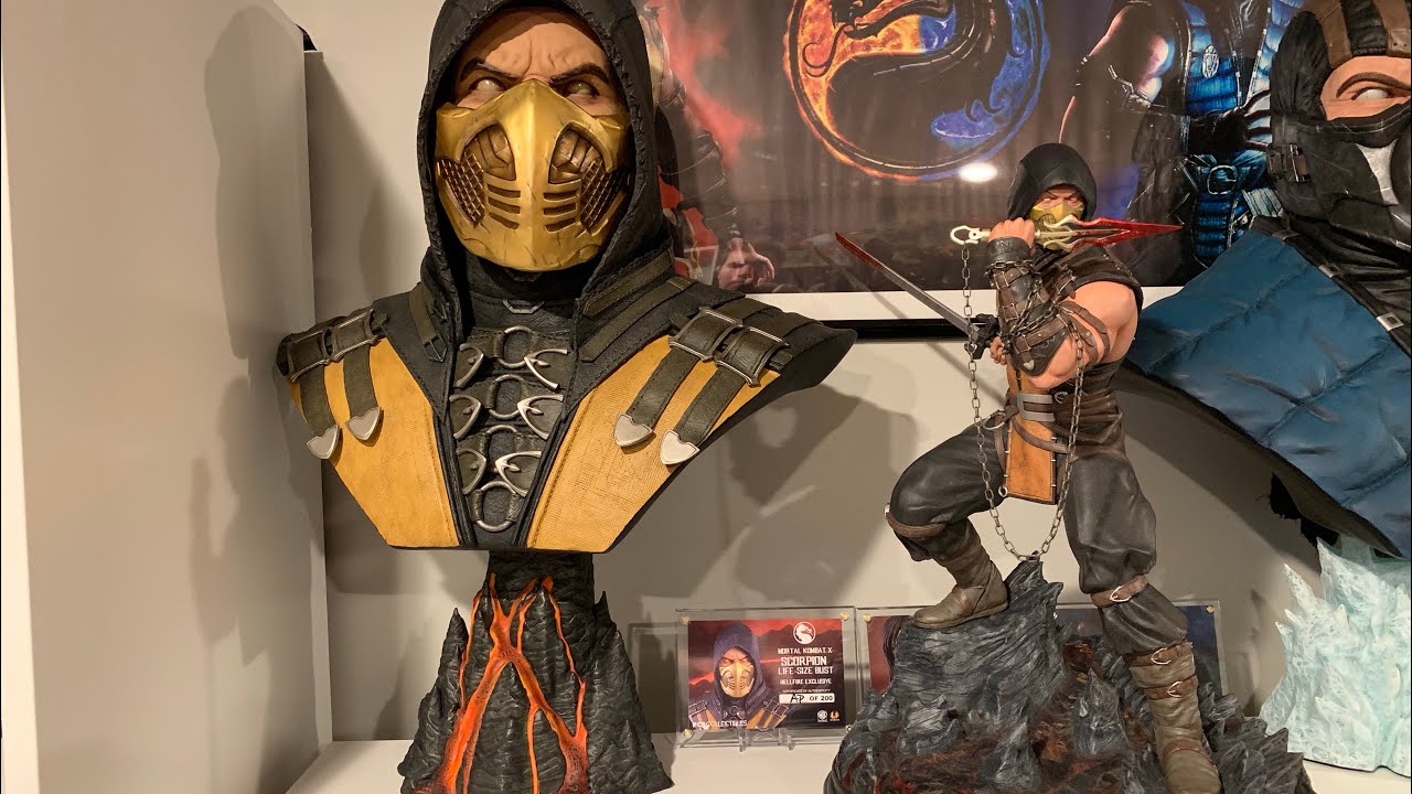 Detail Mortal Kombat X Scorpion Statue Nomer 30