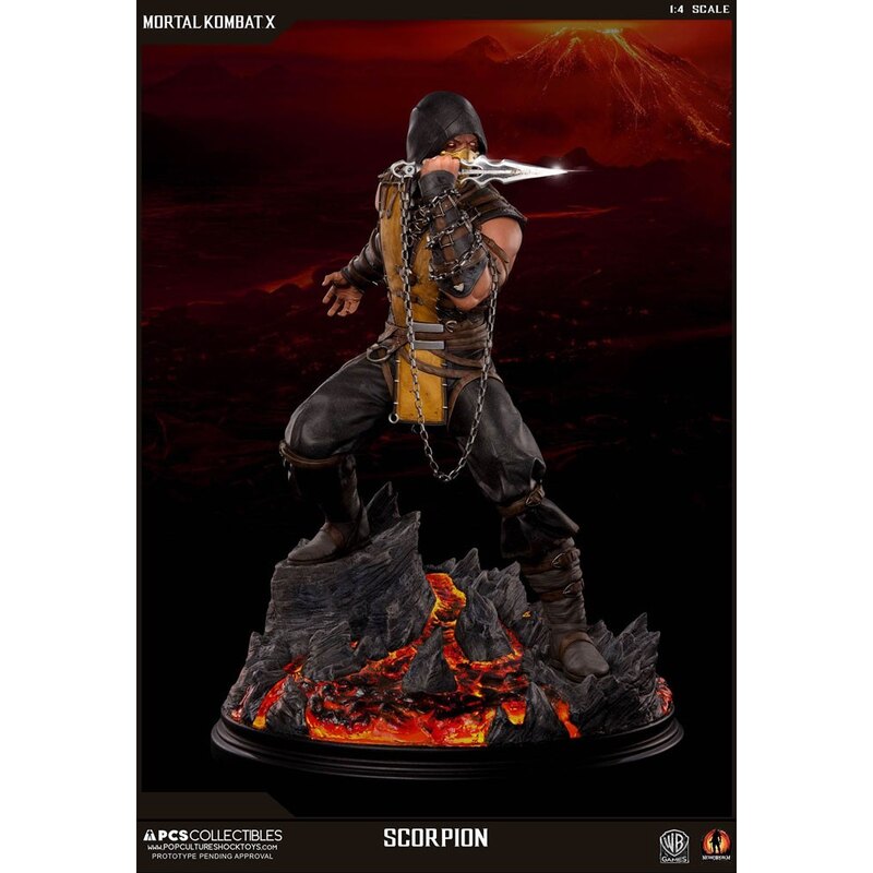 Detail Mortal Kombat X Scorpion Statue Nomer 40