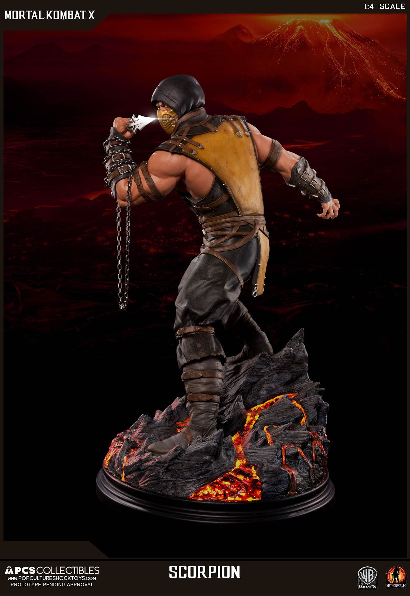 Detail Mortal Kombat X Scorpion Statue Nomer 45