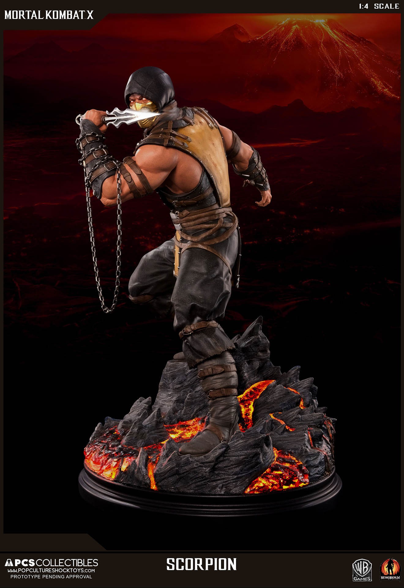 Detail Mortal Kombat X Scorpion Statue Nomer 53