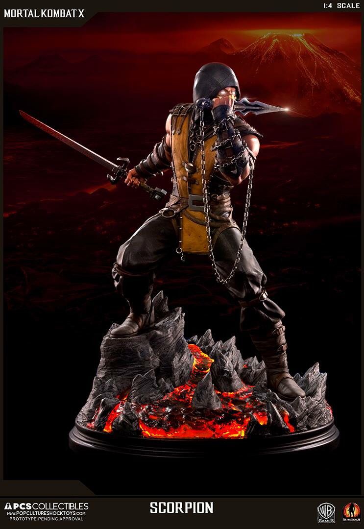 Detail Mortal Kombat X Scorpion Statue Nomer 10