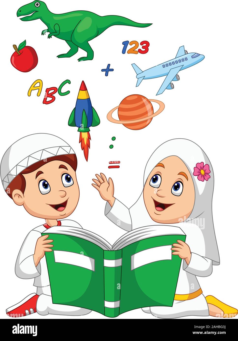 Detail Moslem Child Vector Nomer 46