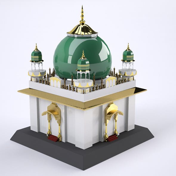 Detail Mosque 3d Png Nomer 37