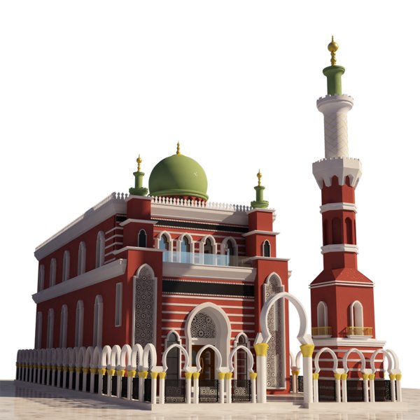 Detail Mosque 3d Png Nomer 41