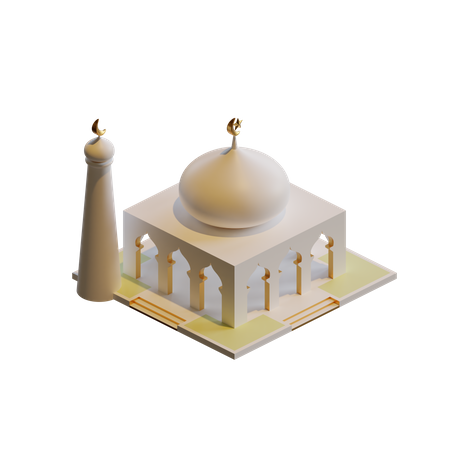 Detail Mosque 3d Png Nomer 8