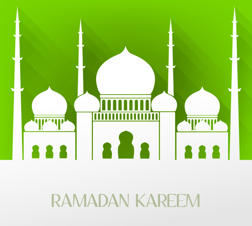 Detail Mosque Background Vector Free Download Nomer 29