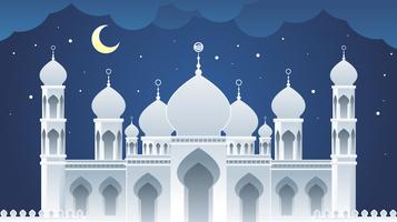 Detail Mosque Background Vector Free Download Nomer 4