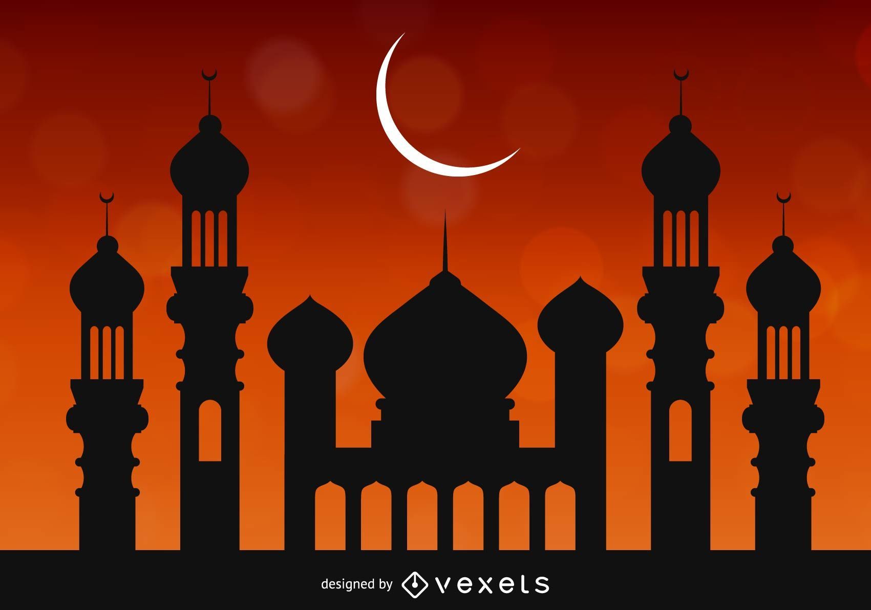 Detail Mosque Background Vector Free Download Nomer 51